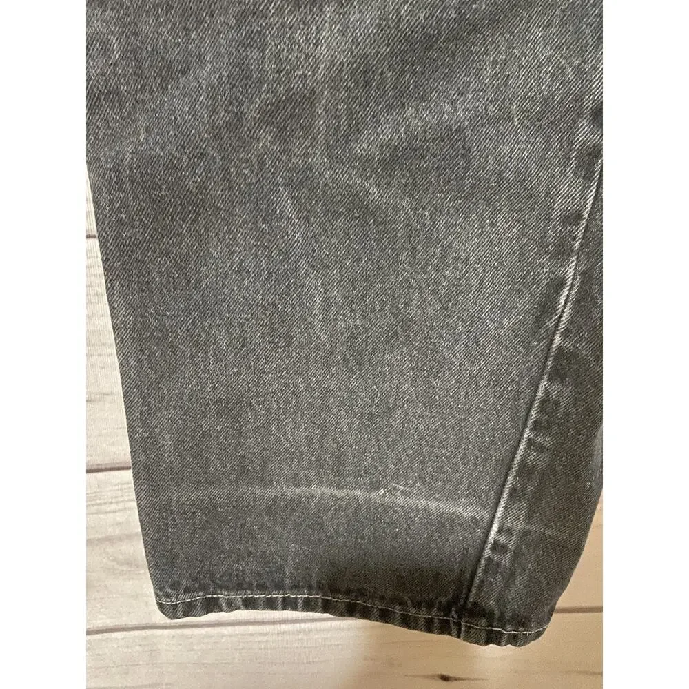 Guess Jeans Men’s Relaxed Fit 38/33‎ Black Denim 100% Cotton